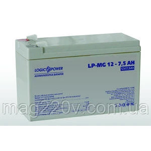 Изображение товара -  Мультигелевий акумулятор LPM-MG 12v — 7.5AH