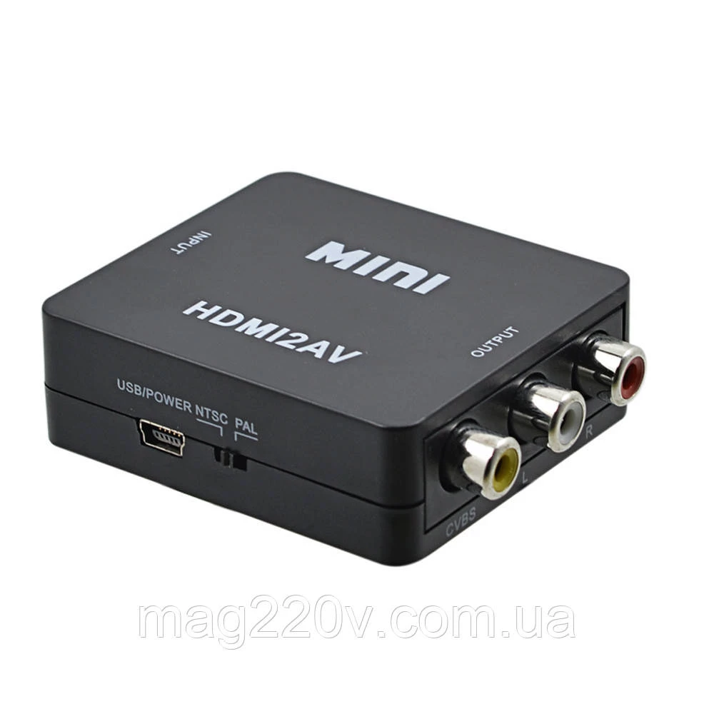 Перехідник, конвертер (перетворювач) з HDMI в RCA