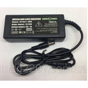 Изображение товара -  GV-SAS-C 12V/4A імпульсний адаптер живлення Green Vision