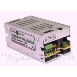 Изображение товара -  Імпульсний блок живлення Green Vision GV-SPS-C 12V1A-L(12W)