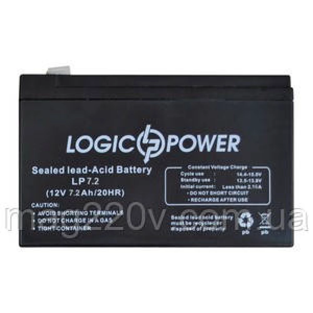 Акумуляторна батарея AGM LogicPower LPM 12 — 7,2 AH