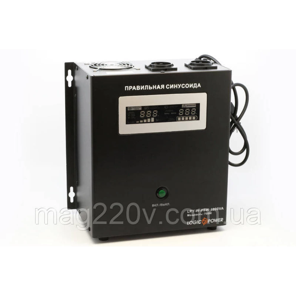Джерело безперебійного живлення LPY-W-PSW-1000VA+ (700 Вт)