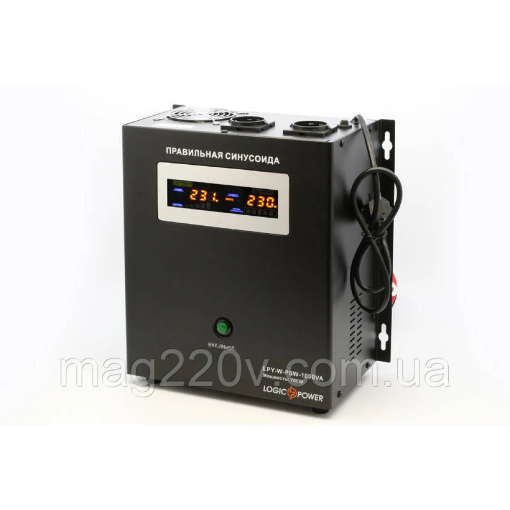 Джерело безперебійного живлення LPY-W-PSW-1000VA+ (700 Вт)