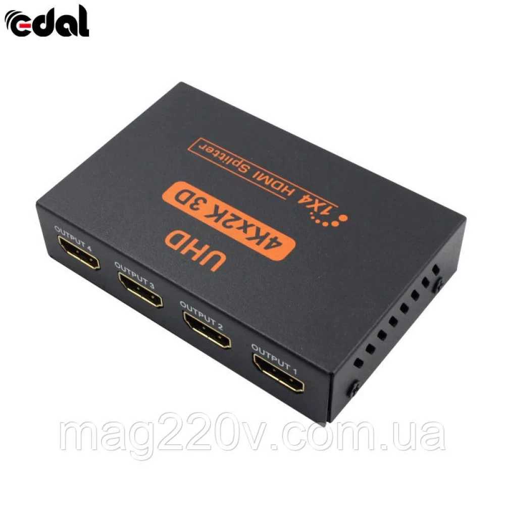 HDMI-сплітер 1х4 (на 4 виходи)