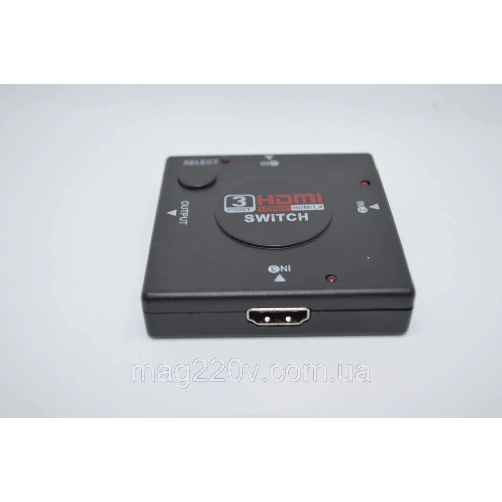 HDMI switch (сумматор) 3x1 (3 входи/1 вихід)