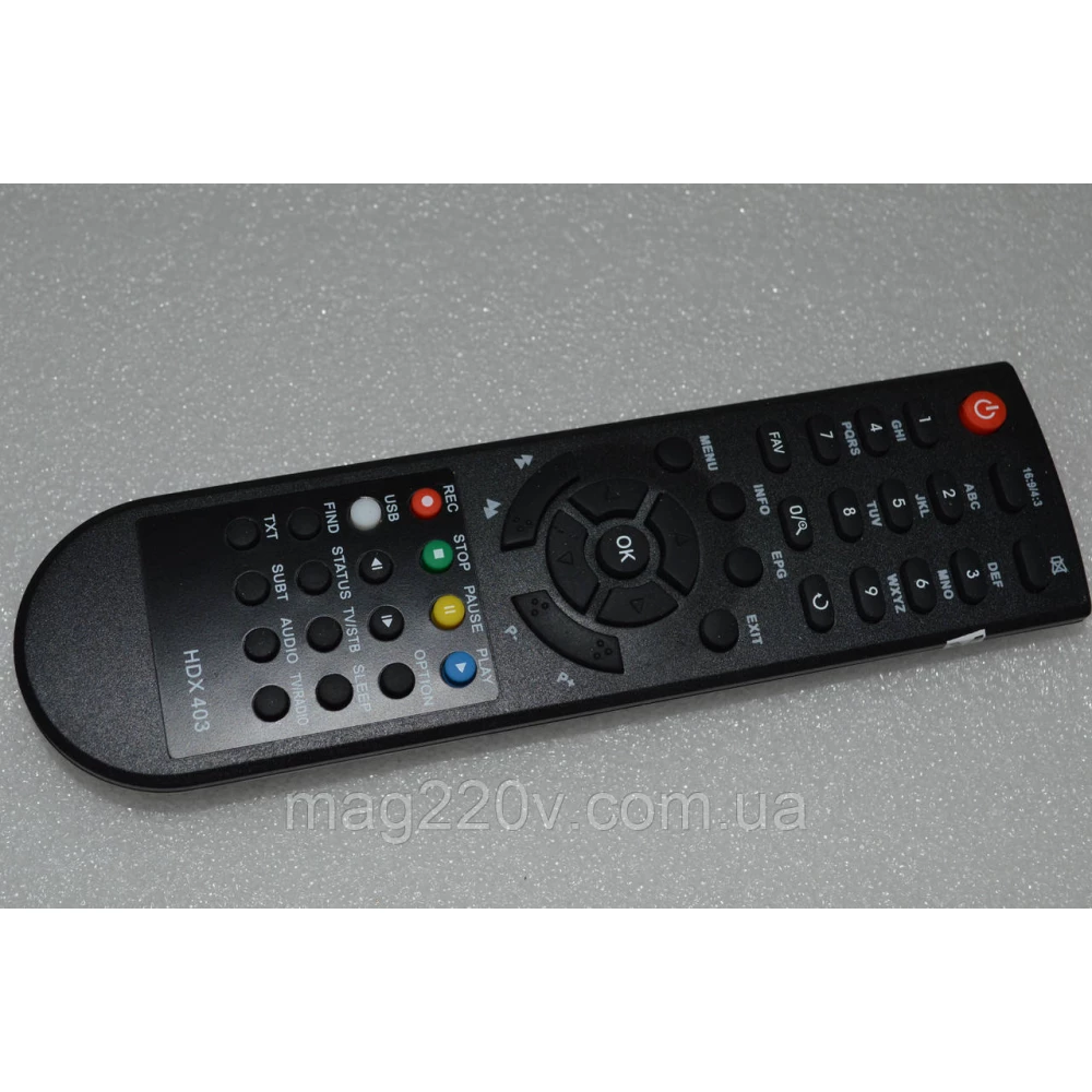 Пульт для ресивера ORTON HDX403HD