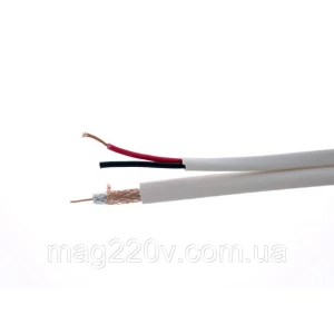 Изображение товара -  Кабель коаксіальний SL59 + 2x0,44