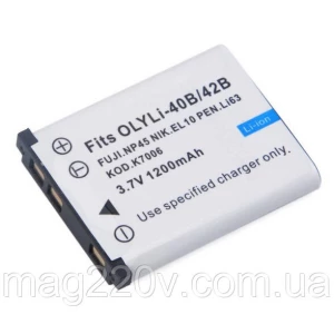 Изображение товара -  Аккумулятор  Olympus  Li 40B/ Li 42B