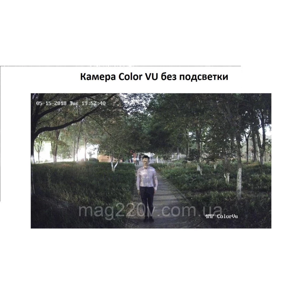 Камера відеоспостереження Hikvision DS-2CE10DFT-F Color VU ніч у кольорі