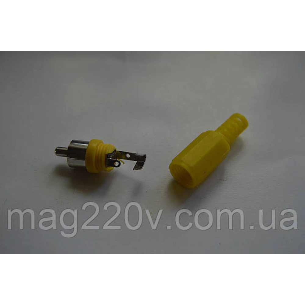 Штекер RCA (жовтий)