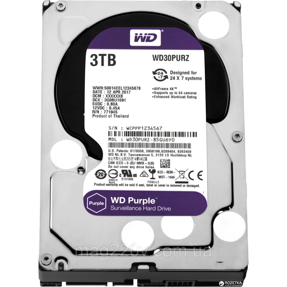 Жесткий диск HDD WD30PURZ