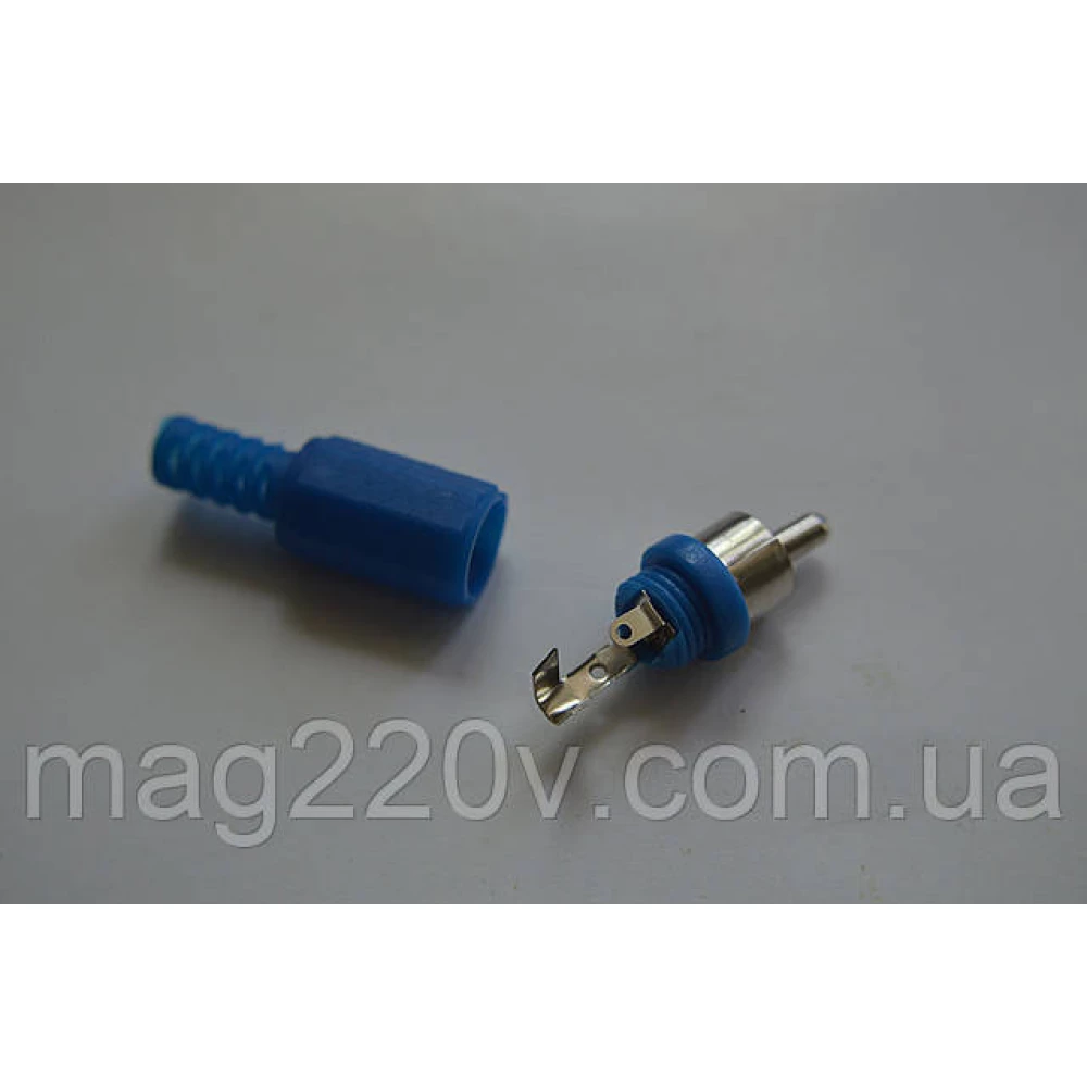 Штекер RCA (синій)