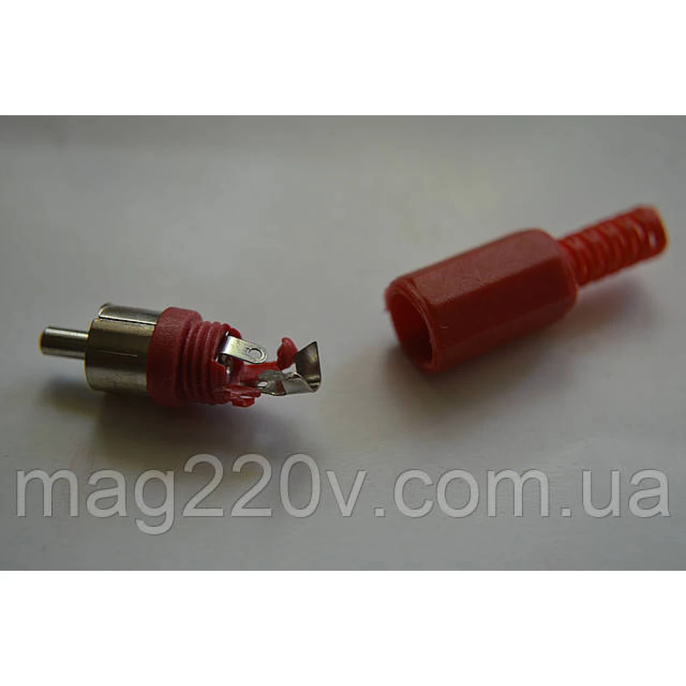 Штекер RCA (червоний)