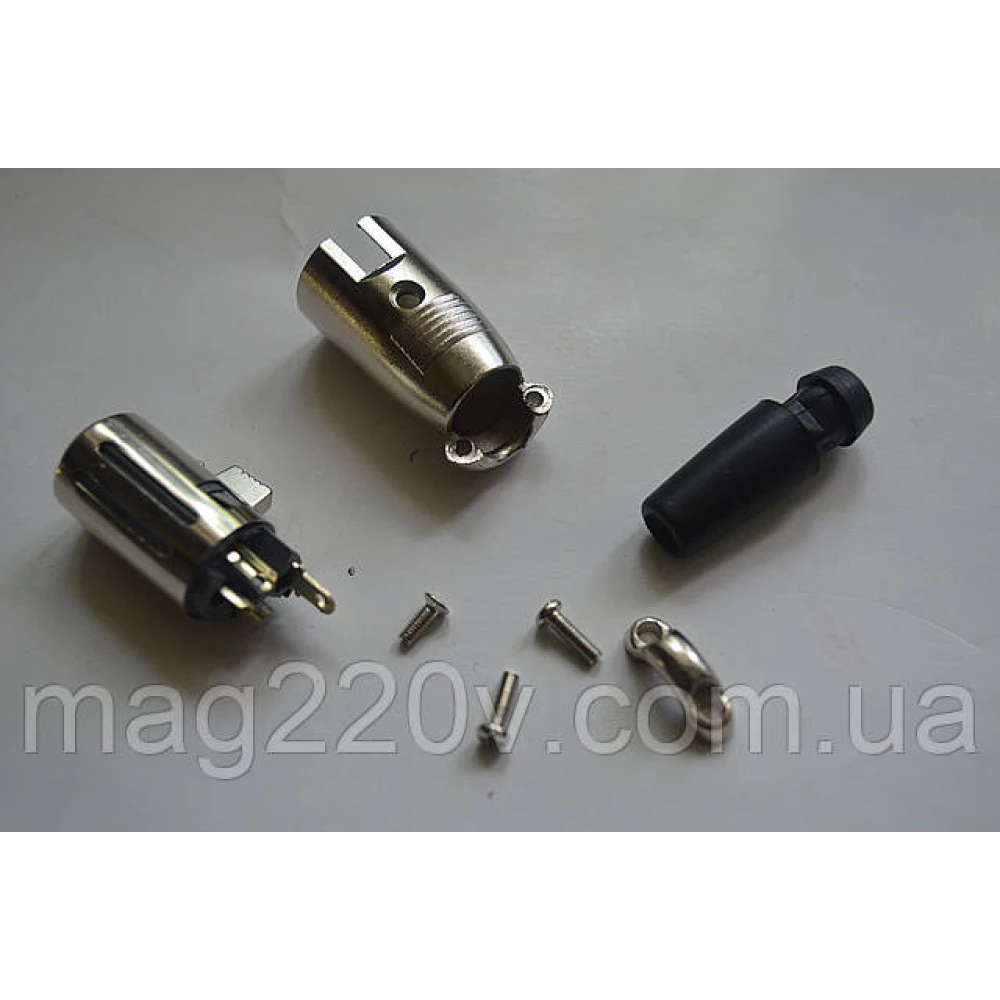 Гніздо CANON 3 pin на кабель