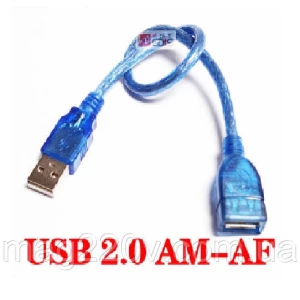 Изображение товара -  Подовжувач USB 2.0 AM/AF 0,3 м