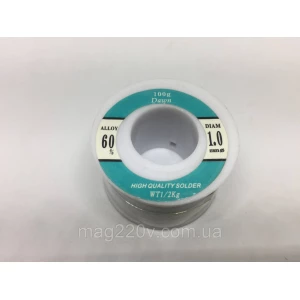 Изображение товара -  Припій (олово) на котушці 100 г