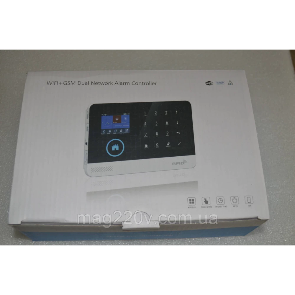 Бездротова GSM + WiFi сигналізація Smart 103