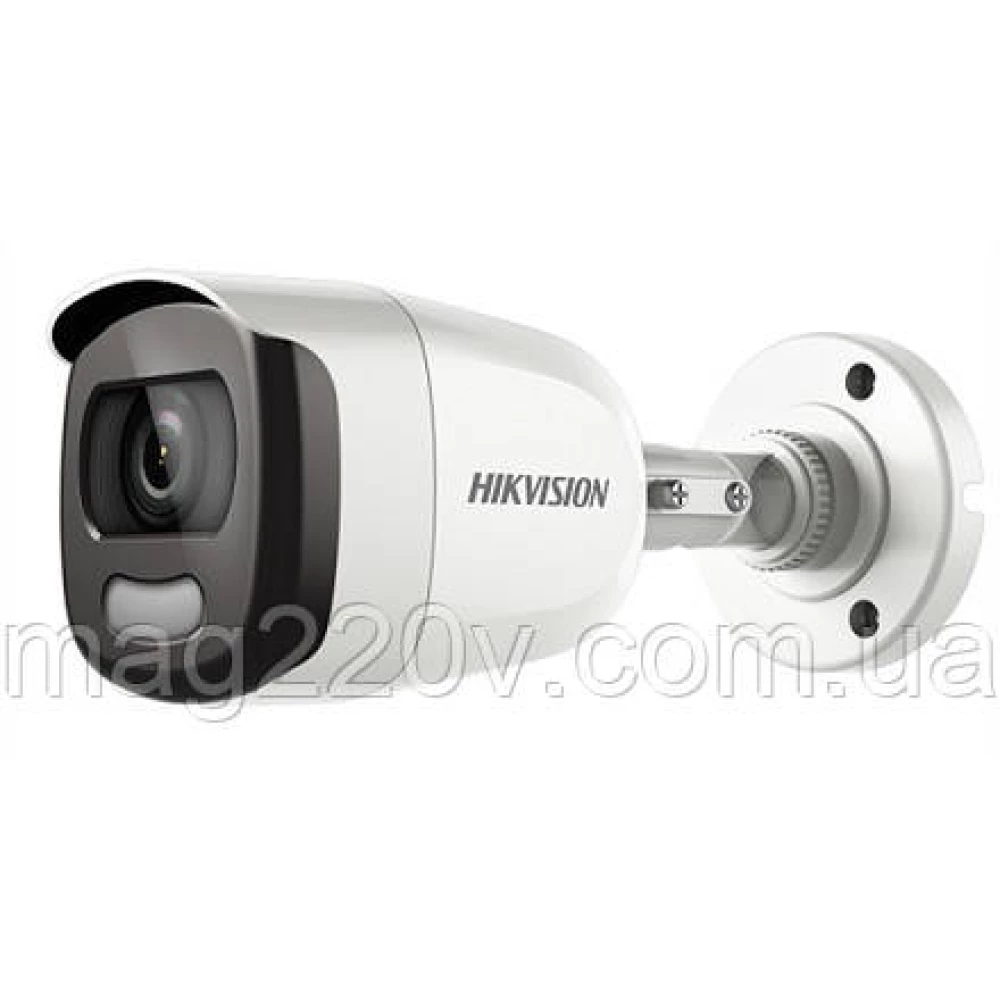 Камера відеоспостереження Hikvision DS-2CE10DFT-F Color VU ніч у кольорі