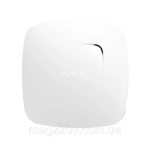 Изображение товара -  Бездротовий датчик детектування диму Ajax FireProtect білий
