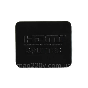 Изображение товара -  Сплітер (розгалужувач) HDMI 1 вхід на 2 виходи 1080р 4К