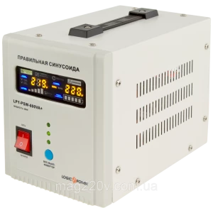 Зображення товара -  ДБЖ з правильною синусоїдою 12V LPY-PSW-800VA+(560Вт)5A/15A