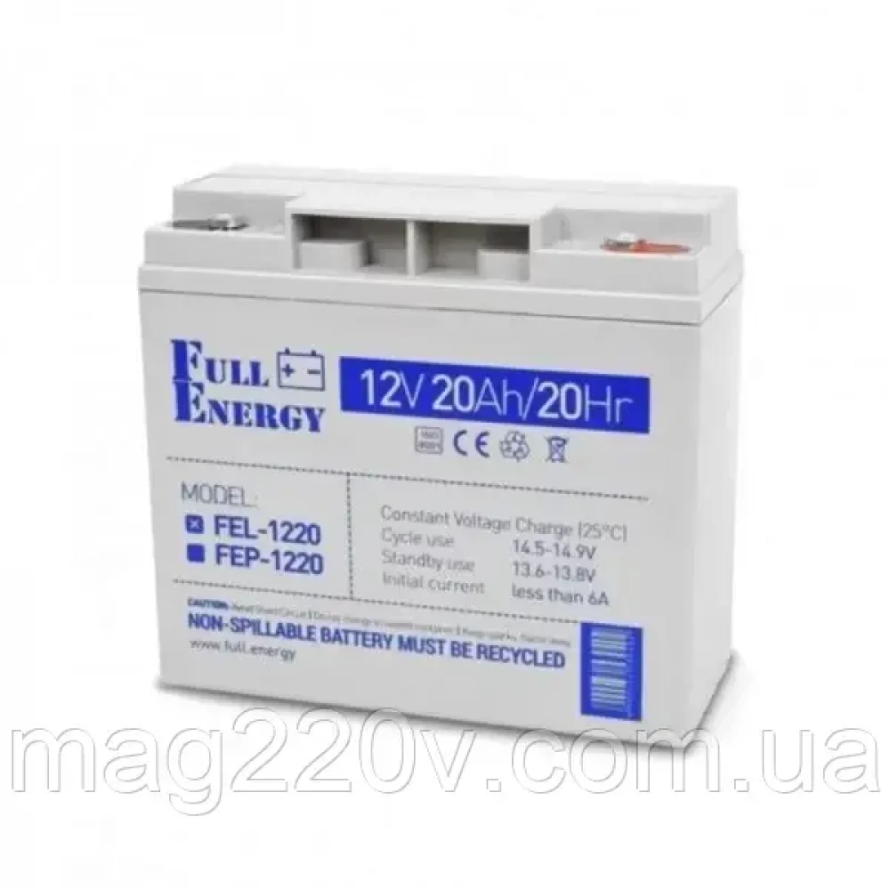 Акумуляторна батарея Full Energy FEL-1220 12В 20 Ач