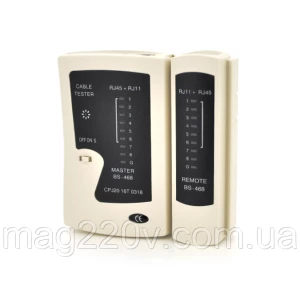 Изображение товара -  Тестер кабелю витая пара  TL-468, RJ-45+RJ-11