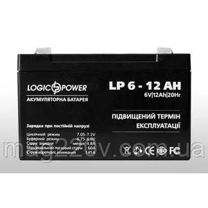 Изображение товара -  Акумулятор (акумуляторна батарея) LogicPower LPM 6-12AH