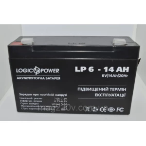 Изображение товара -  Акумулятор (акумуляторна батарея) LogicPower LPM 6-14AH