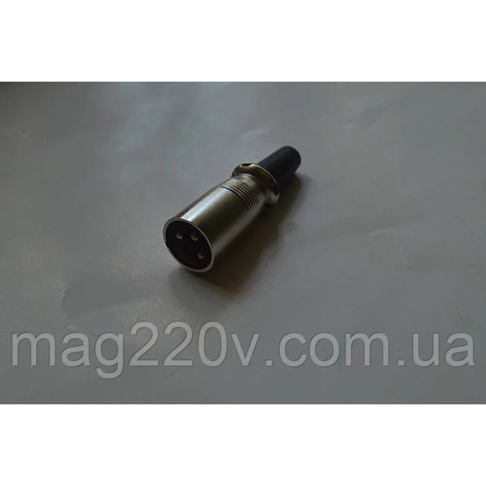 Штекер CANON (XLR) 3 pin на кабель