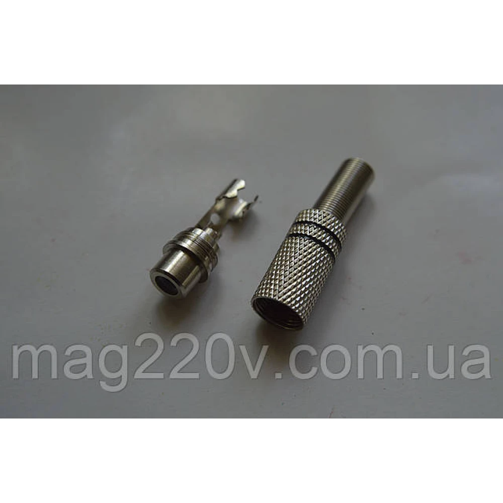 Гніздо RCA метал (чорний)